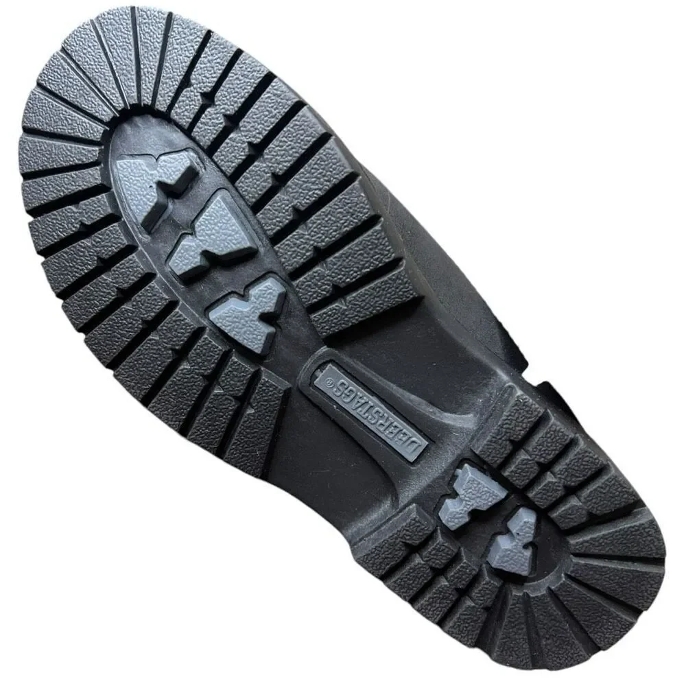 NEW Deer Stags Kids' Marker Waterproof Black/Grey Work Boot 2.5M